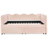 Gingham Daybed With USB Charging Port, Wave-Shaped Design