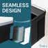 Tehila Standard Wall-Mounted Black Utility Sink, No Supply Lines