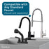 Tehila Standard Wall-Mounted Grey Utility Sink, No Supply Lines