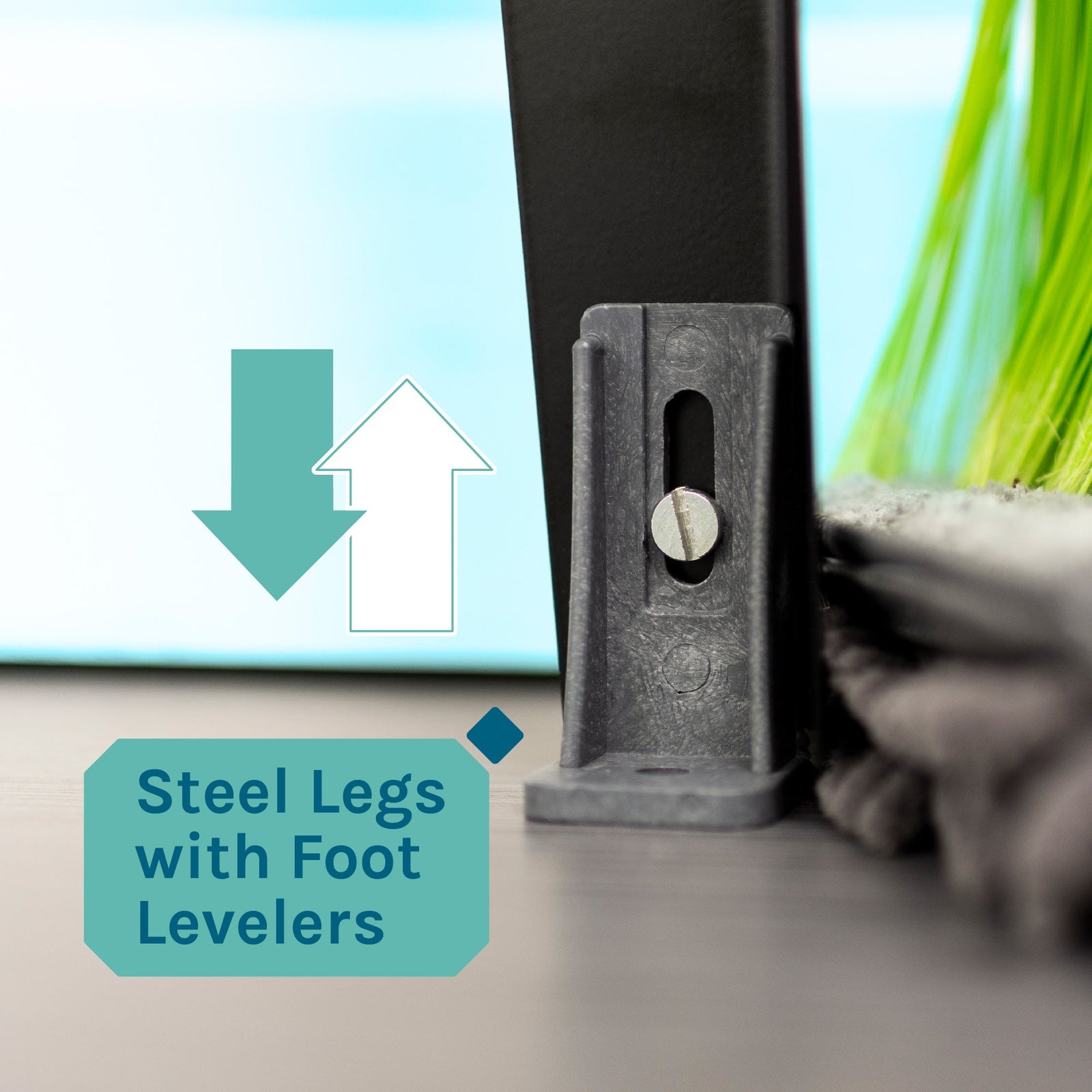 Tehila Standard Freestanding White Utility Sink with Black Finish High-Arc Pull-Down Faucet and Soap Dispenser