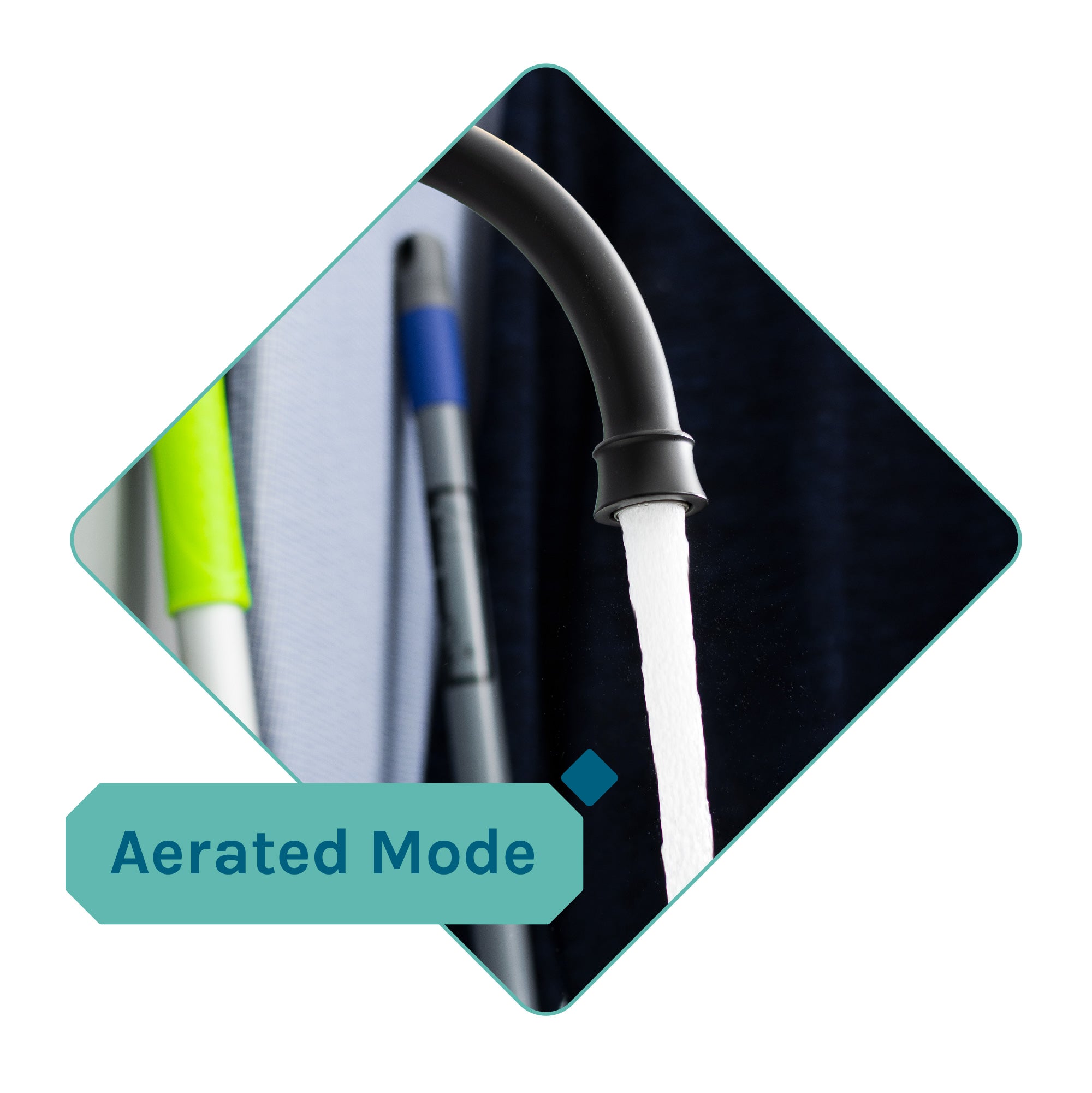 Tehila Standard Freestanding White Utility Sink with Black Legs and Black Finish Wide-set Gooseneck Faucet with Side Sprayer