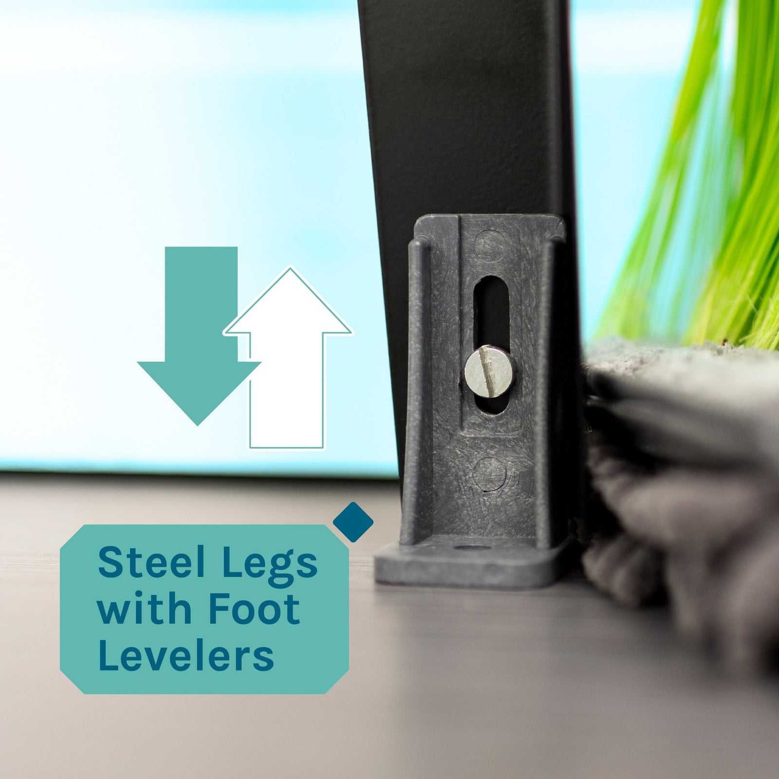 Tehila Standard Freestanding Black Utility Sink with Black Finish High-Arc Coil Pull-Down Faucet