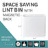Large Magnetic Lint Bin (White)