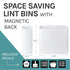 Magnetic Lint Bin Combo Pack (White)