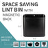 Large Magnetic Lint Bin (Black)