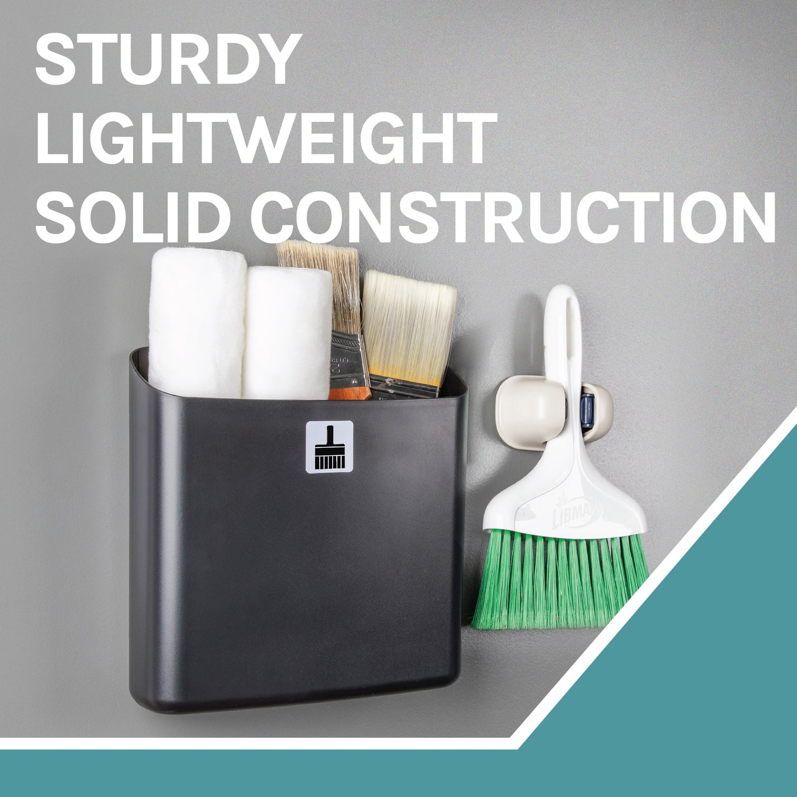 Large Magnetic Lint Bin (Black)