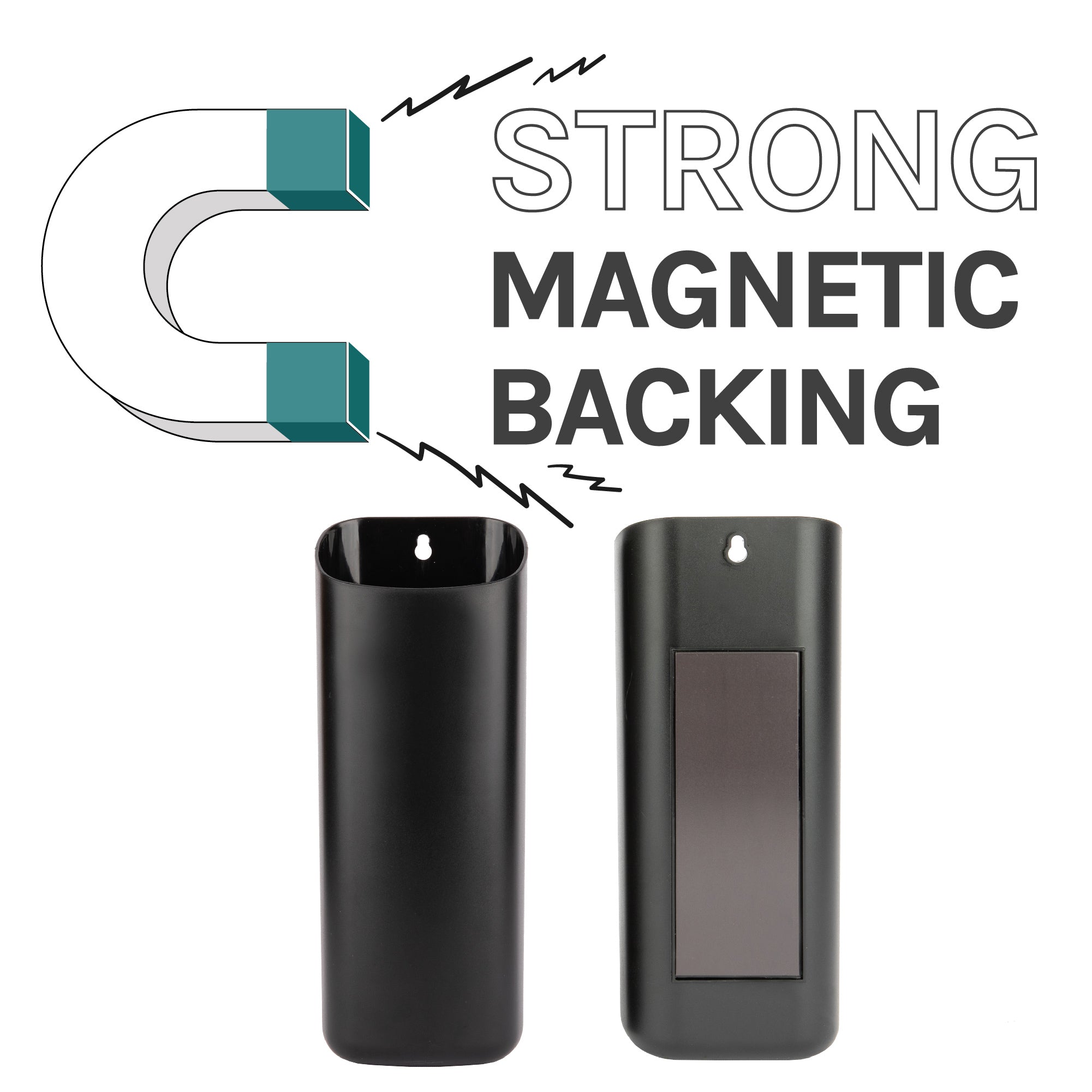 Small Magnetic Lint Bin (Black)