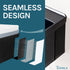 Tehila Black Wall Mounting Kit for Tehila Standard Sinks