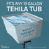 Tehila Grey Wall Mounting Kit for Tehila Standard Sinks