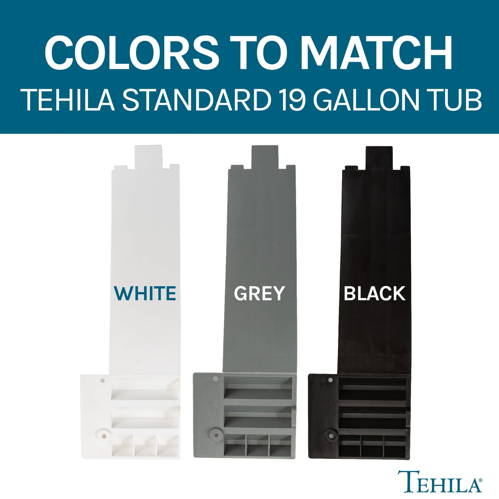 Tehila Grey Wall Mounting Kit for Tehila Standard Sinks