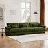 Modern Sofa With Bolstered Armrests And Pillows