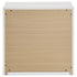 Ines 2-drawer Nightstand Bedside Table White High Gloss