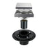 Brushed nickel stainless floor drain 6x6inch