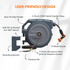 Retractable Garden Hose Reel-1/2in-130ft