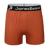 Men's Orange 95% Viscose from Bamboo Boxer Shorts