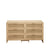 Modern Arc Shaped Corner Rattan Cabinet With 6 Drawers