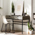 Vetti Faux Shagreen Desk & Console Table