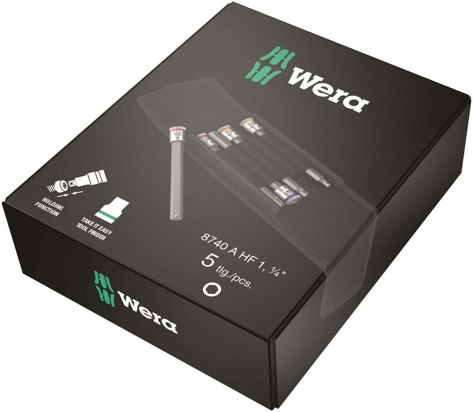 Wera 8740 A HexPlus HF 1 Zyklop Socket Set 1/4