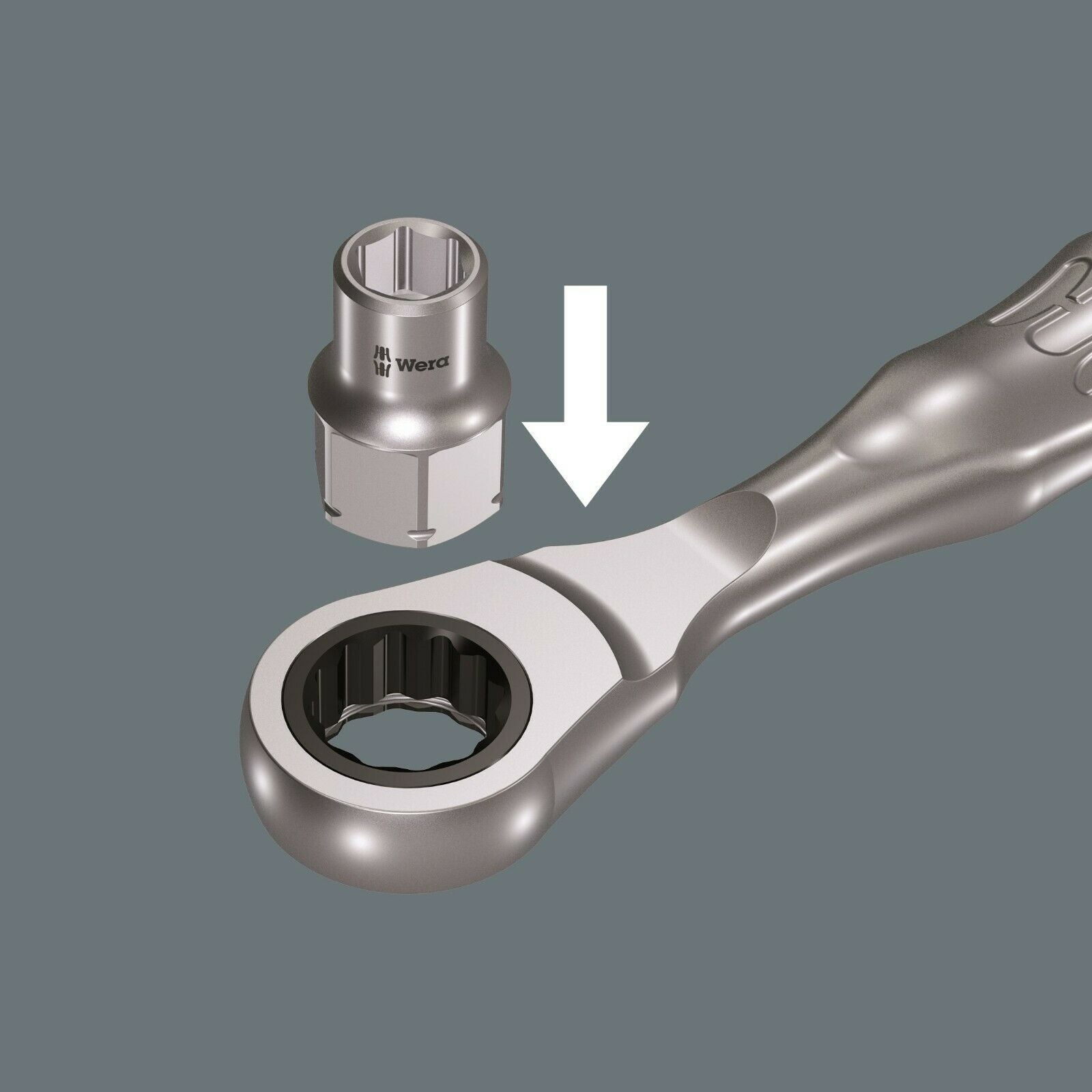 Wera 8005 Zyklop Mini 2 Socket Wrench 1/4
