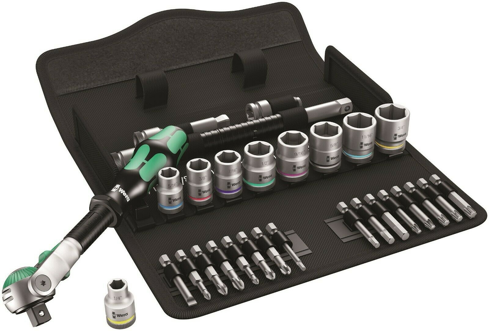 Wera 8100 SC 9 Zyklop Speed Ratchet Set 1/2