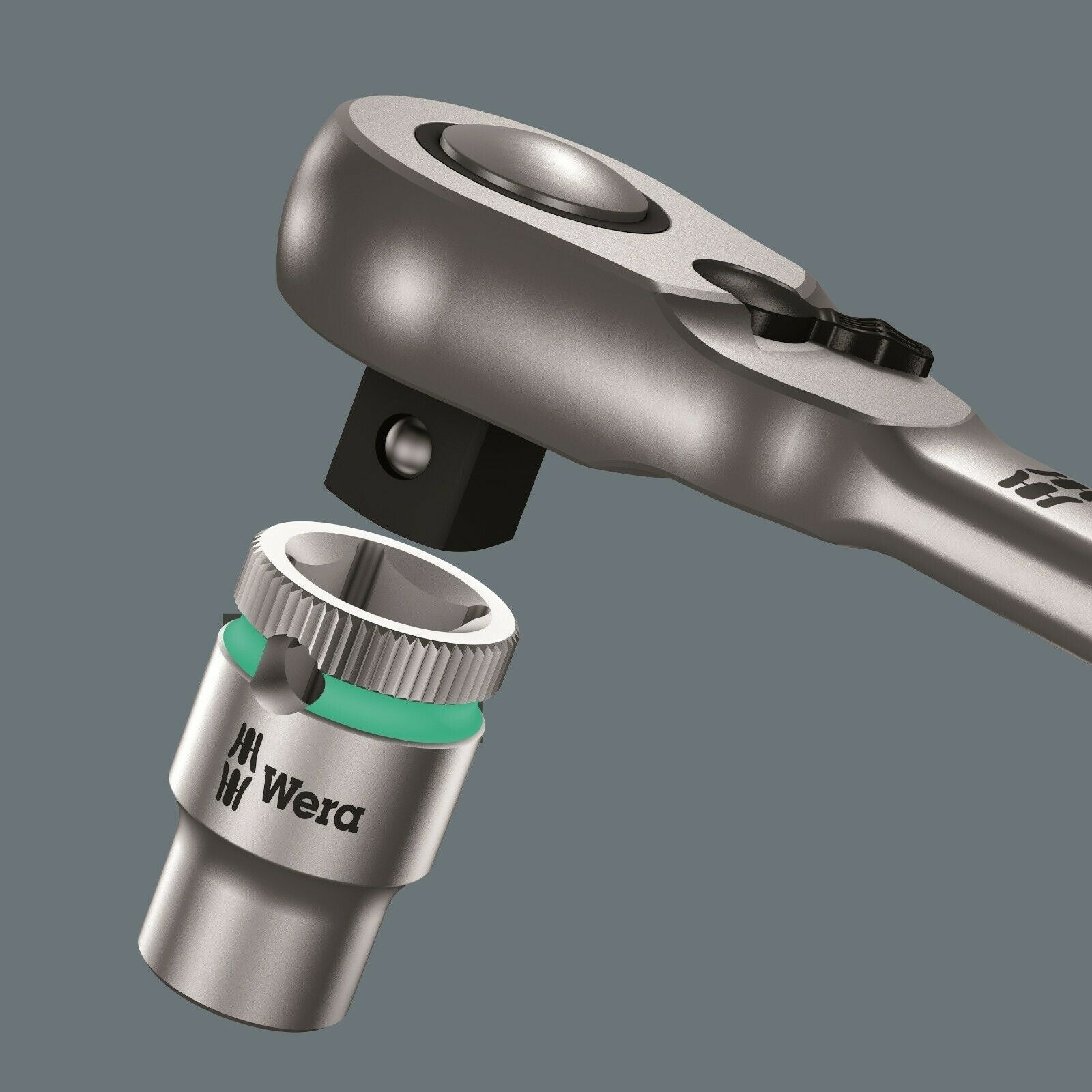 Wera 8004 C Zyklop Metal Ratchet With Switch Lever 1/2