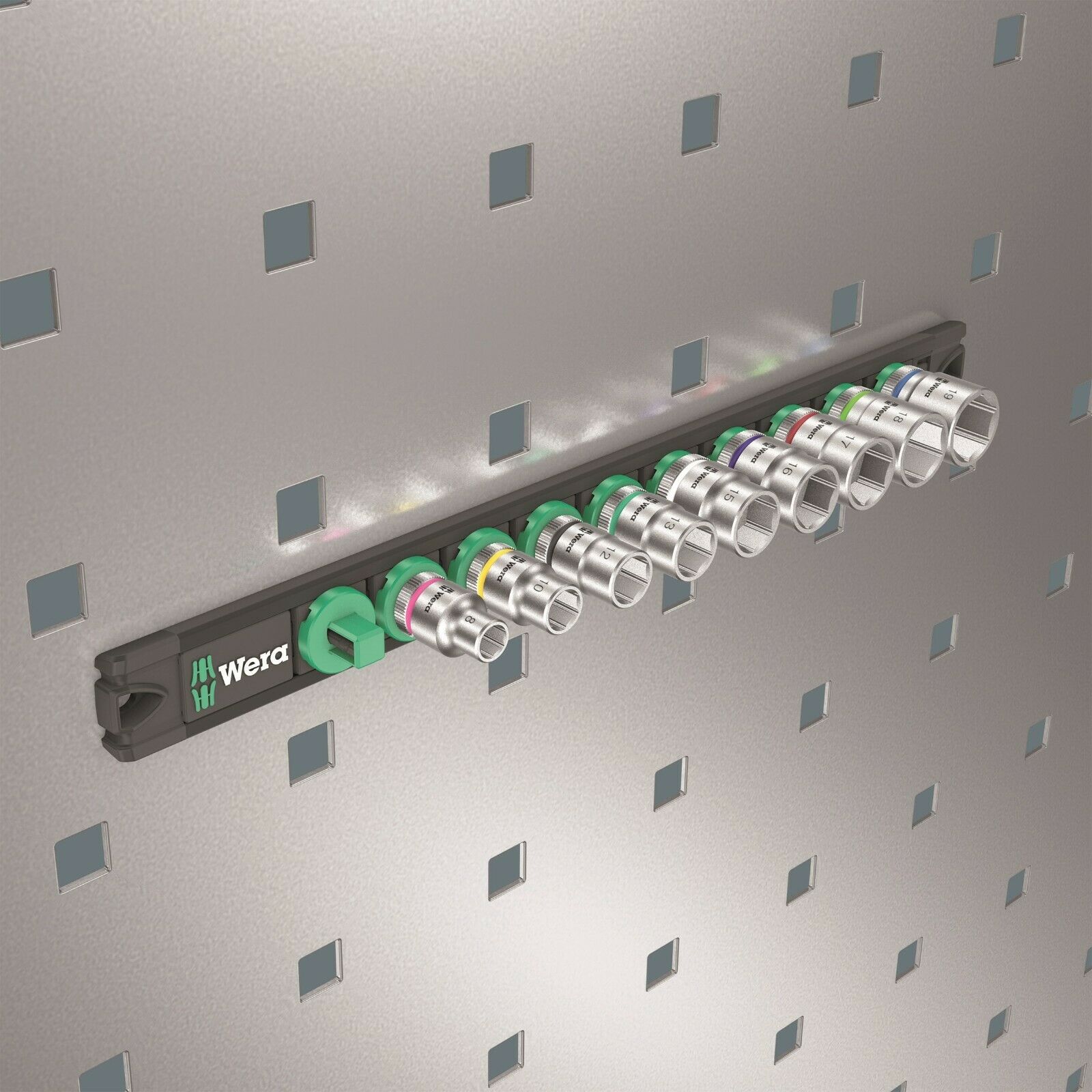 Wera C 4 Zyklop Magnetic Rail Socket Set 1/2
