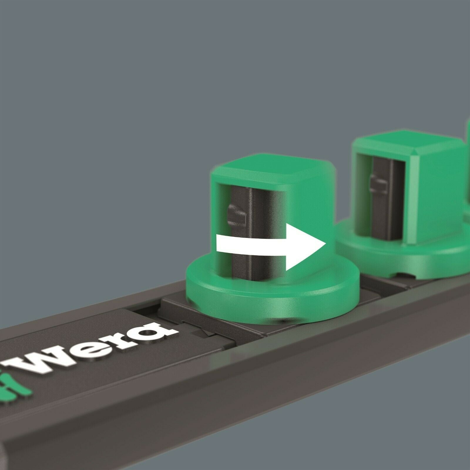 Wera C 4 Zyklop Magnetic Rail Socket Set 1/2