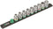 Wera C 4 Zyklop Magnetic Rail Socket Set 1/2" Drive 9 Pieces Metric 05005460001