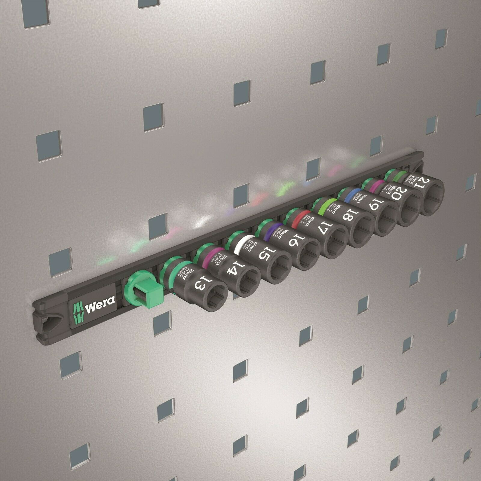 Wera Magnetic Socket Rail C Impaktor 1 Set 1/2