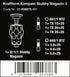 Wera Kraftform Kompakt Stubby Magazine 3 Screwdriver Set 05008875001