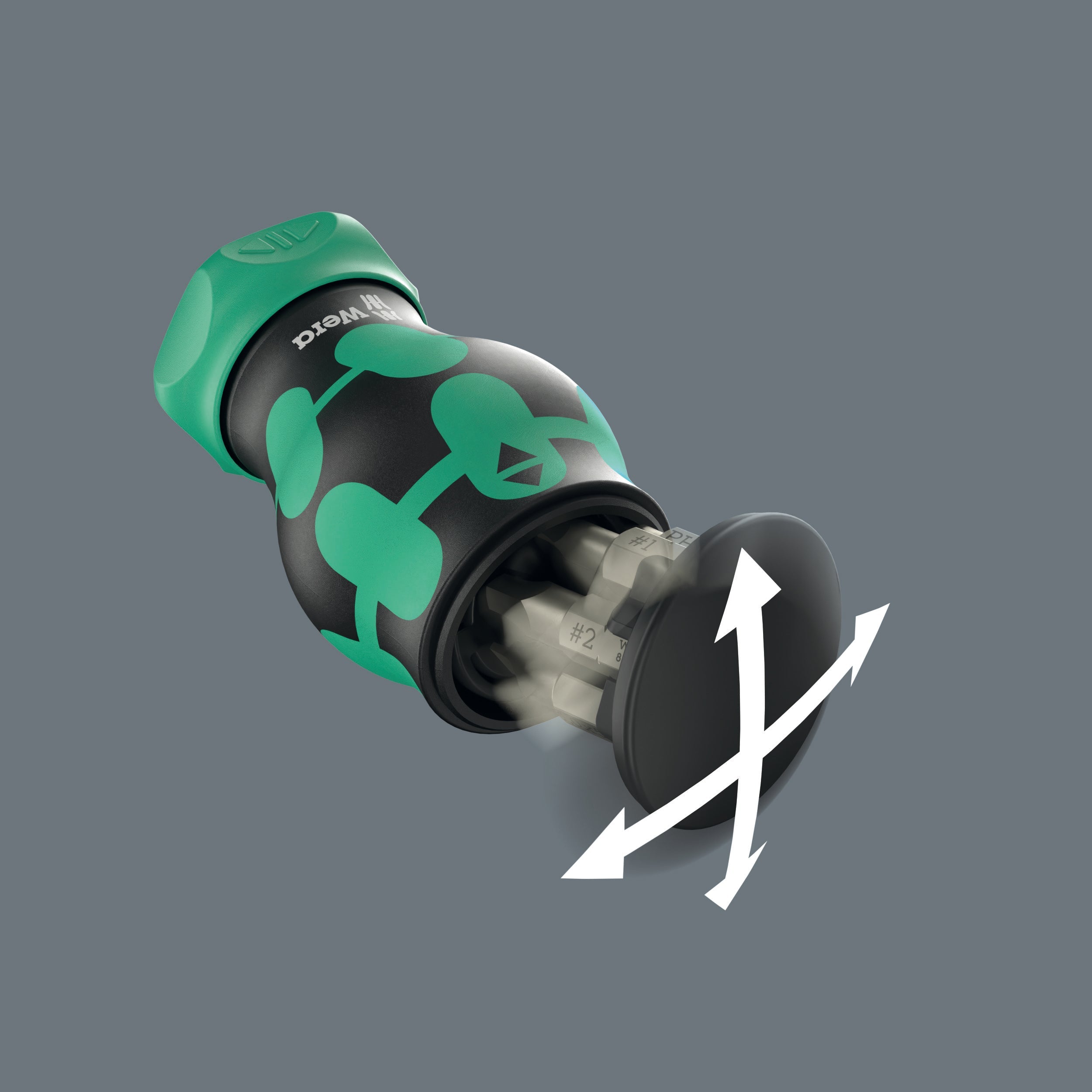 Wera Kraftform Kompakt Stubby Magazine RA 4 Screwdriver Set 6 Pieces 05008893001