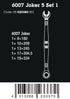 Wera 6007 Joker 5 Set 1 Combination Wrench Set 5 Pieces Metric 05020380001