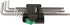 Wera 950/7 Hex-Plus Magnet 1 L-Key Set Chrome Plated Metric 7 Pieces 05022101001