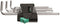 Wera 950/7 Hex-Plus 1 L-Key Set Chrome Plated Metric 7 Pieces 05022181001