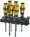 Wera 977/6 Kraftform Chiseldriver TORX® Screwdriver Set With Rack 05024410001