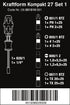 Wera Kraftform Kompakt 27 Set 1 Screwdriver Set 7 Pieces Metric 05051510001