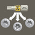 Wera Bit Check 12 Wood TX HF 1 Bits Set 12 Pieces 05057435001