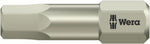 Wera 3840/1 TS SW Stainless Steel Hex Screwdriver Bit 05075604001