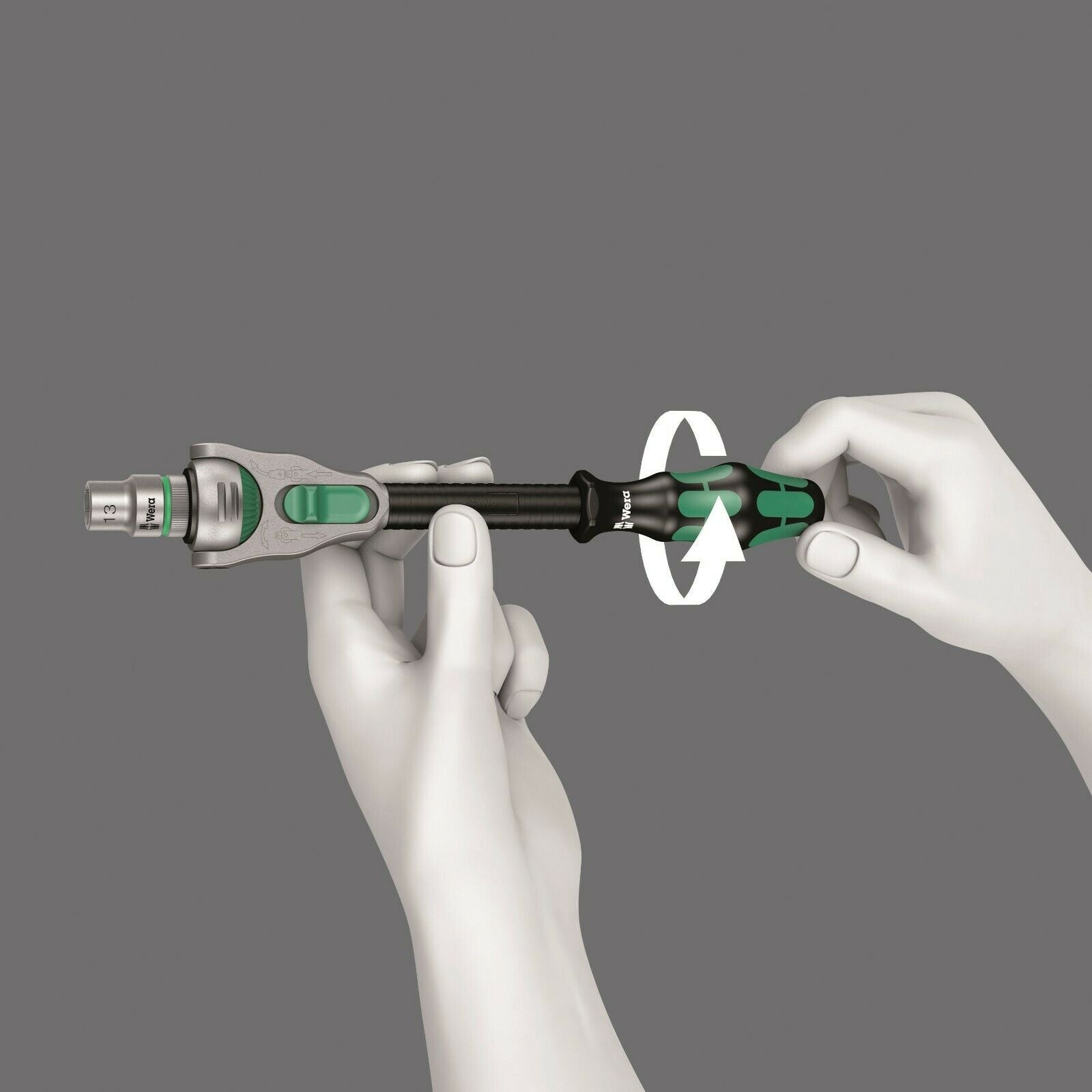 Wera 8000 C SB Zyklop Speed Ratchet Socket Wrench 1/2" Drive 05073262001
