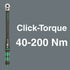 Wera C3 Click-Torque Wrench Set 2 For Cement Screws 1/2" Drive 05075681001