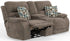 Joya - Power Headrest Power Lay Flat Reclining Console Loveseat With CR3 Heat/Massage/Lumbar/ZG