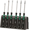 Wera 2035/6 B Micro Precision Screwdriver Set With Rack 05118152001