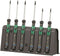 Wera 2052/6 Micro Precision Screwdriver Set With Rack 05118156001