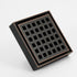 Oil rubbered bronze brass shower drain 4 or 8 inch  with ABS base
