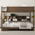 Bunk Bed With Storage Cabinets And USB Ports