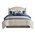 7 Piece Faux Suede Comforter Set Blue King