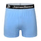 Men's Heather Blue 95% Viscose from Bamboo Boxer Shorts