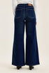 Judy Blue High-Waisted Wide-Leg Dark Wash Jeans