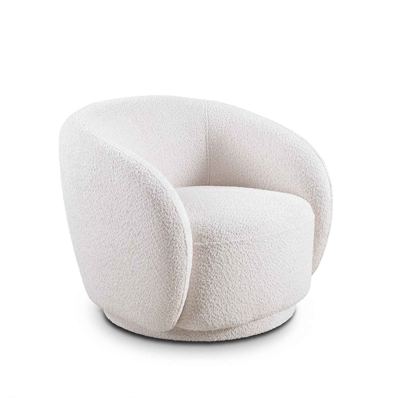 Swivel Accent Upholstered Barrel Chair