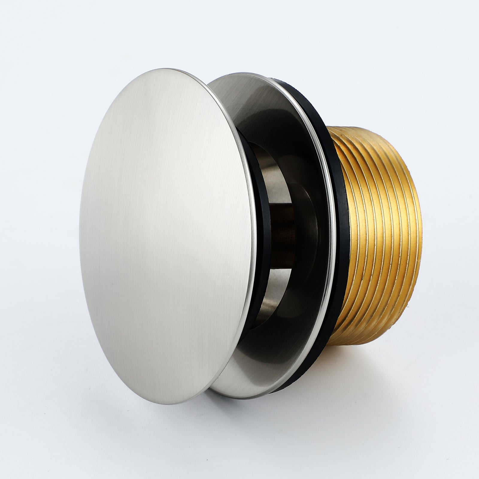 Tip-Toe Tub Trim Set with Two-Hole Overflow Faceplate, Replacement Bath Drain Trim Kit with 2-Hole Overflow Faceplate and Universal Fine/Coarse Thread 7 finishing colors available